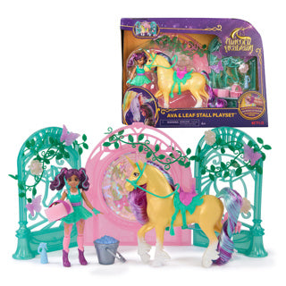 Spinmaster Einhorn-Akademie Pop Ava Einhornblatt-Stallset