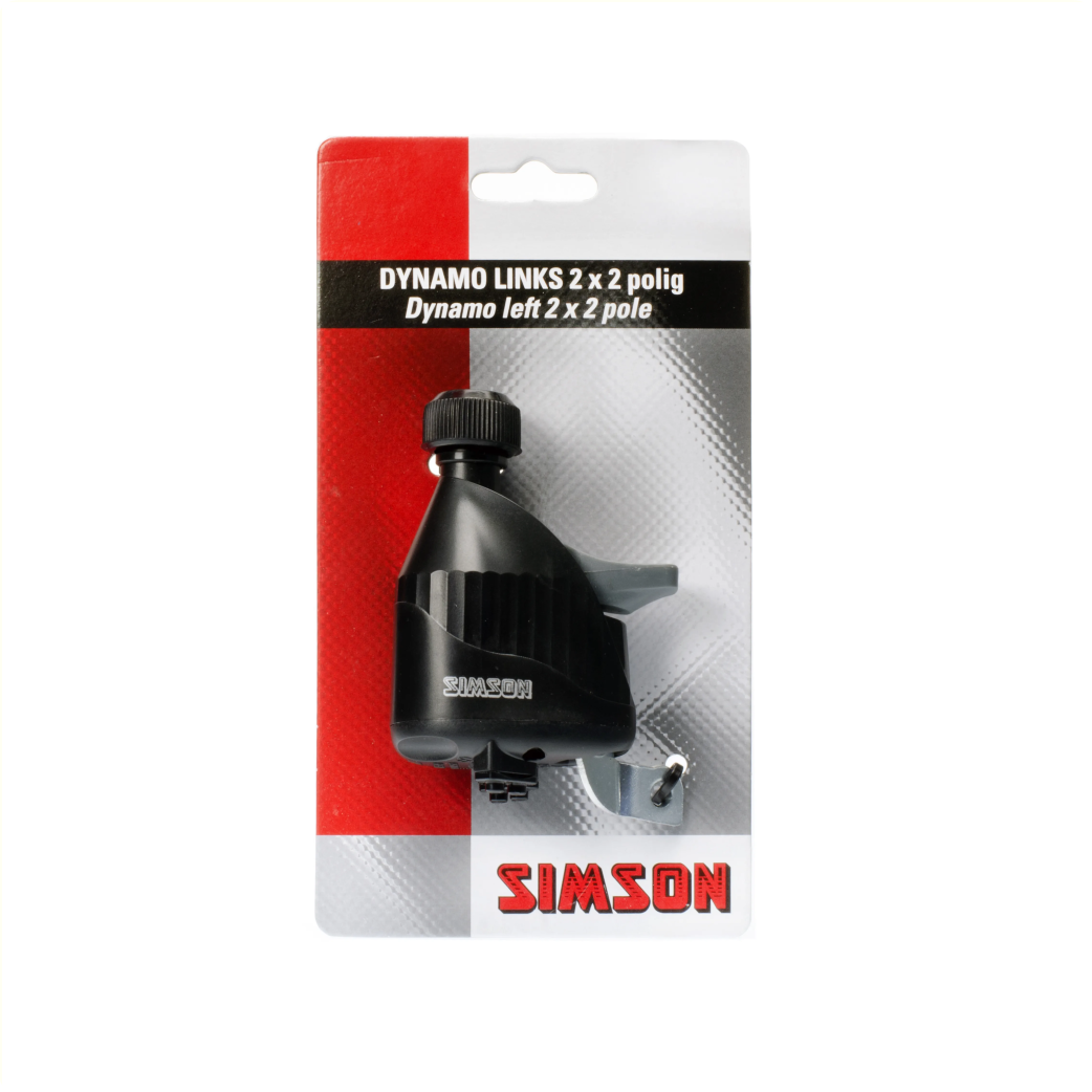 Simson Dynamo links Gummi Laufrad 2x2 plegg
