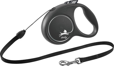 Flexi Retractable Line Black Design Kordel schwarz