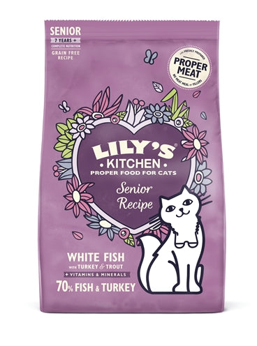 Lilys Küchenkatze Senior Fish Truthahn Rezept