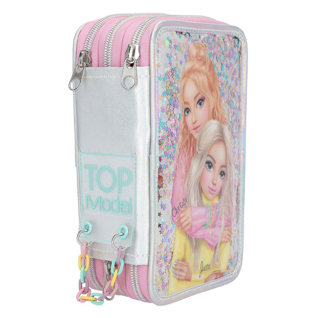 Topmodell 3-Fächer gefülltes Federmäppchen Christy June