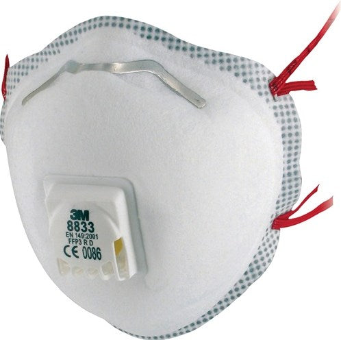 3m Staubmaske | ffp3 v r d | mit Ausatemventil | 10 Stück - 7100057145 - 7100057145