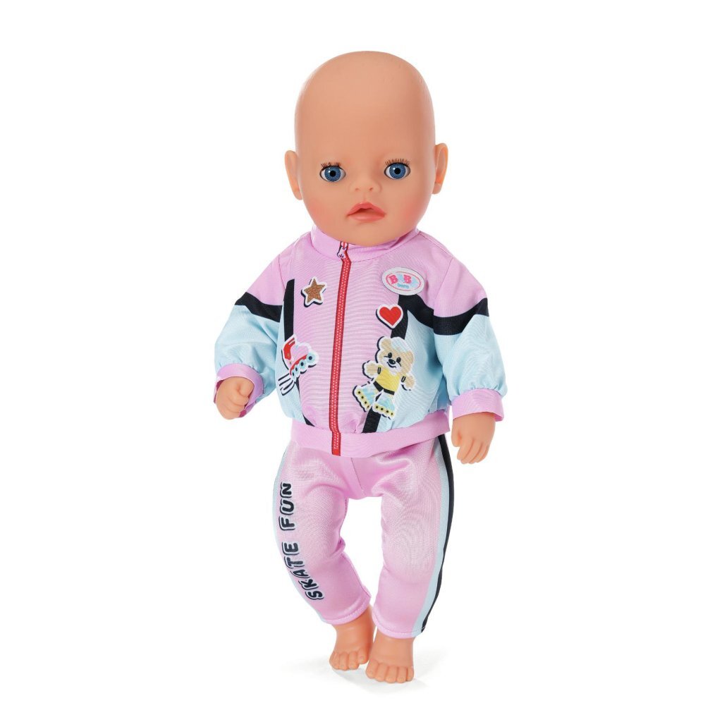Baby born Jogging-Outfit rosa schwarz
