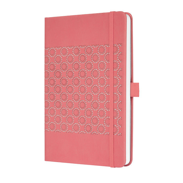 Sigel Sigel SI-JN203 Notizbuch Jolie Impress A5 Hardcover liniert 'Lachsrosa'