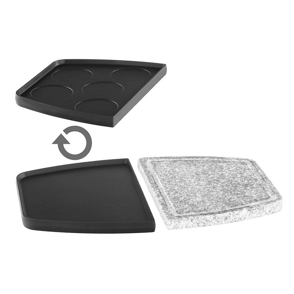 Cloer 6435 Raclettegrill mit Naturstein 1200 W