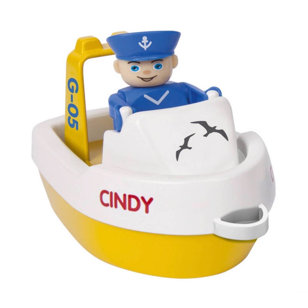 Big Waterplay Waterbaan Rotterdam mit Boot Abbildung 90x50x9 cm