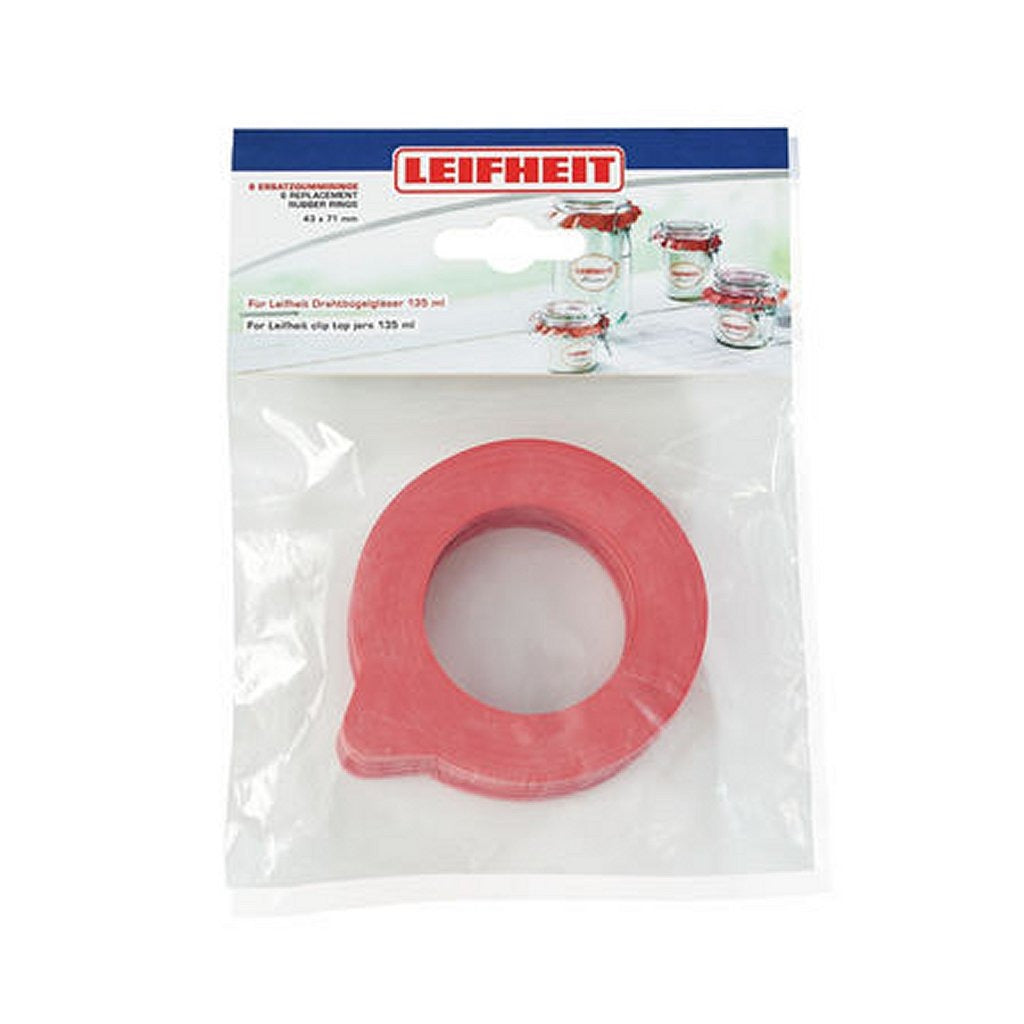 Leifheit 3214 Gummi-Einkochringe 43x71 mm 6 Stück