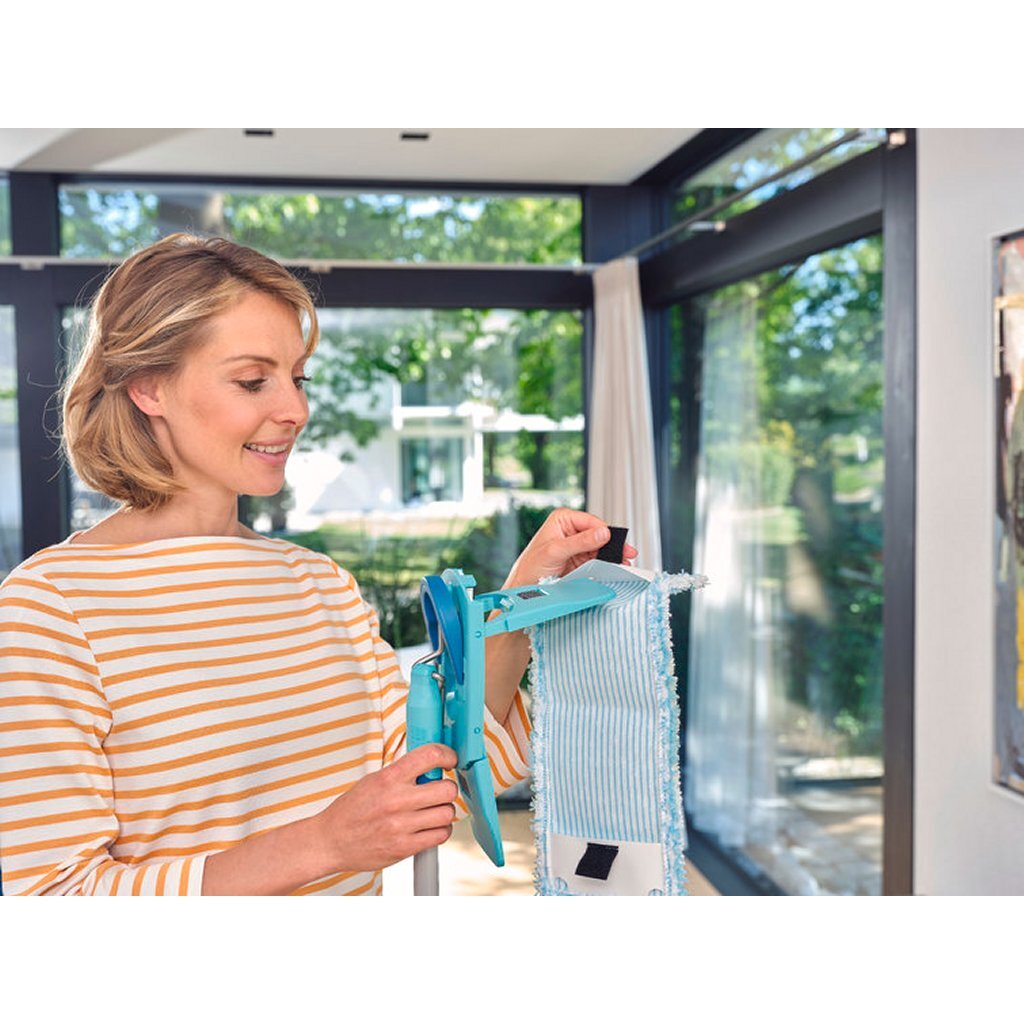 Leifheit Ersatztuch Clean Twist Klett-Bodenwischer M Ergo – 33 cm supersoft
