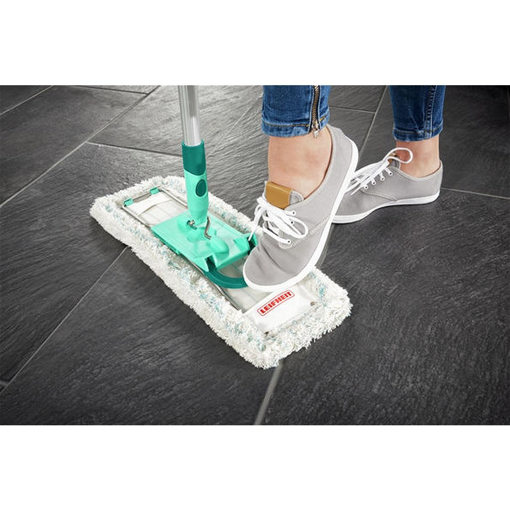 Leifheit Leifheit 55020 Profi Cotton Plus XL Bodenwischer mit Aluminiumgriff und Tuch 42x140 cm