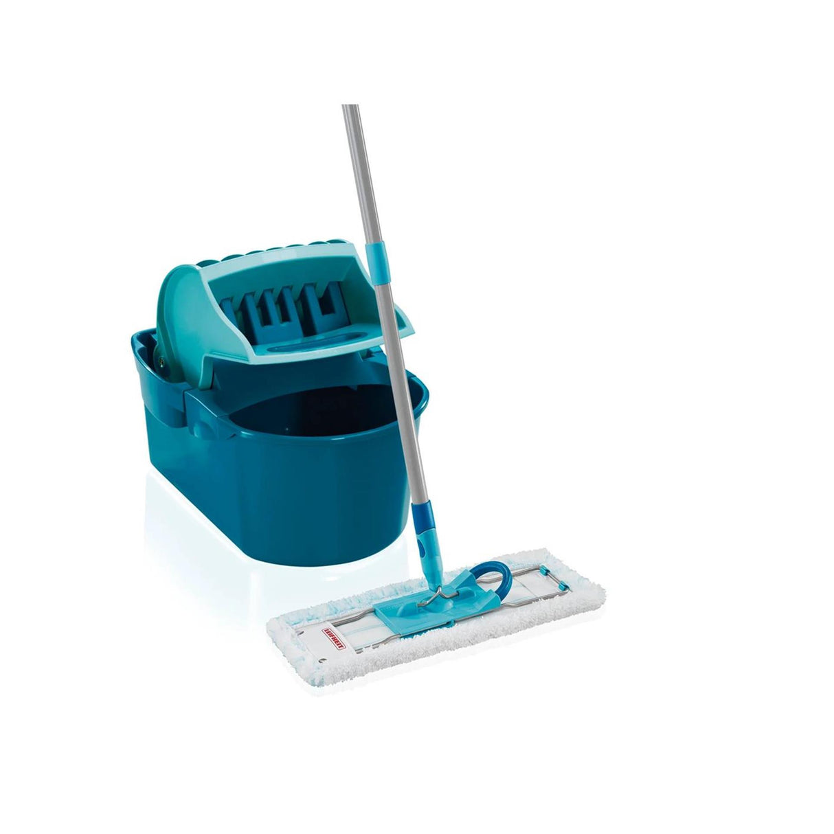 Leifheit 55092 Profi komplettes kompaktes Micro Duo XL Bodenwischer Set 42 cm