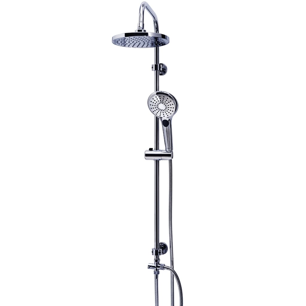 Ritterregen Duschset mit Massage Duschkopf Bahamas Chrom 91440