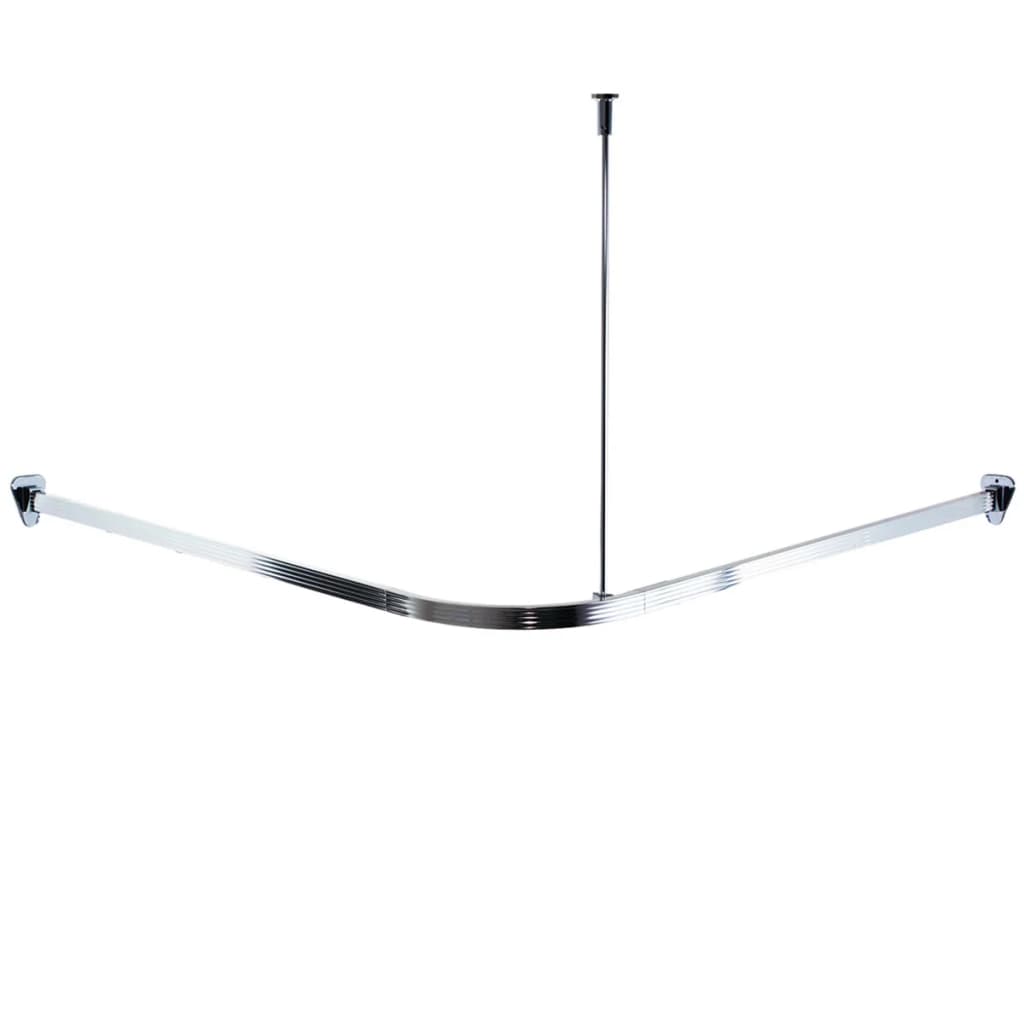 Ridder Corner Dusche Curil Rail mit Haken Universal Chrom 52500