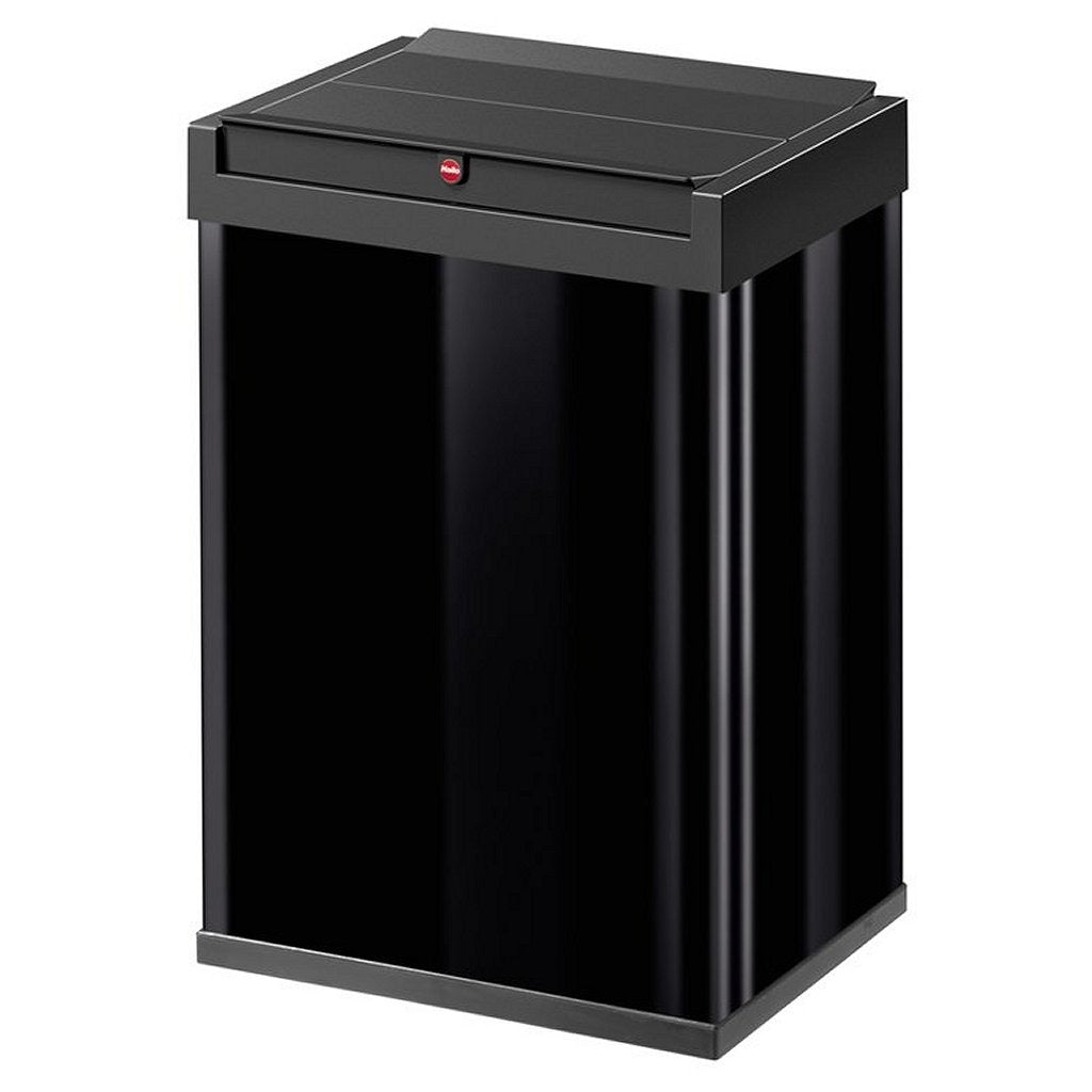 Hailo 0840-141 Big-Box Swing-L-Abfallbehälter 35l schwarz