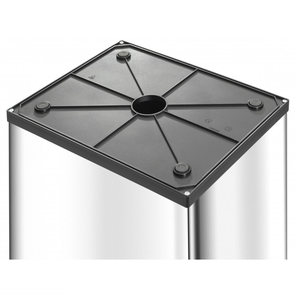 Hailo 0860-211 Big-Box Swing XL Abfallbehälter 52l Edelstahl