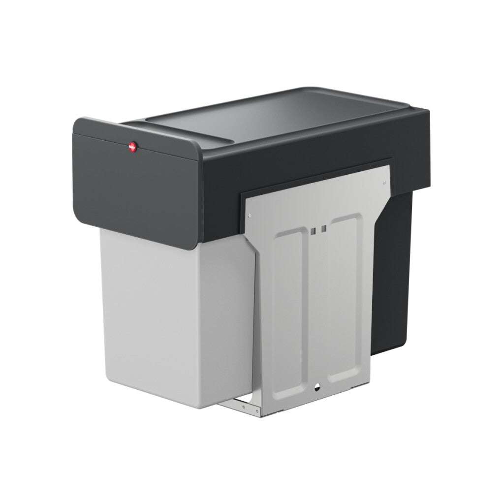 Hailo inbouwemmer eco-line trio l 3x10l staal zwart