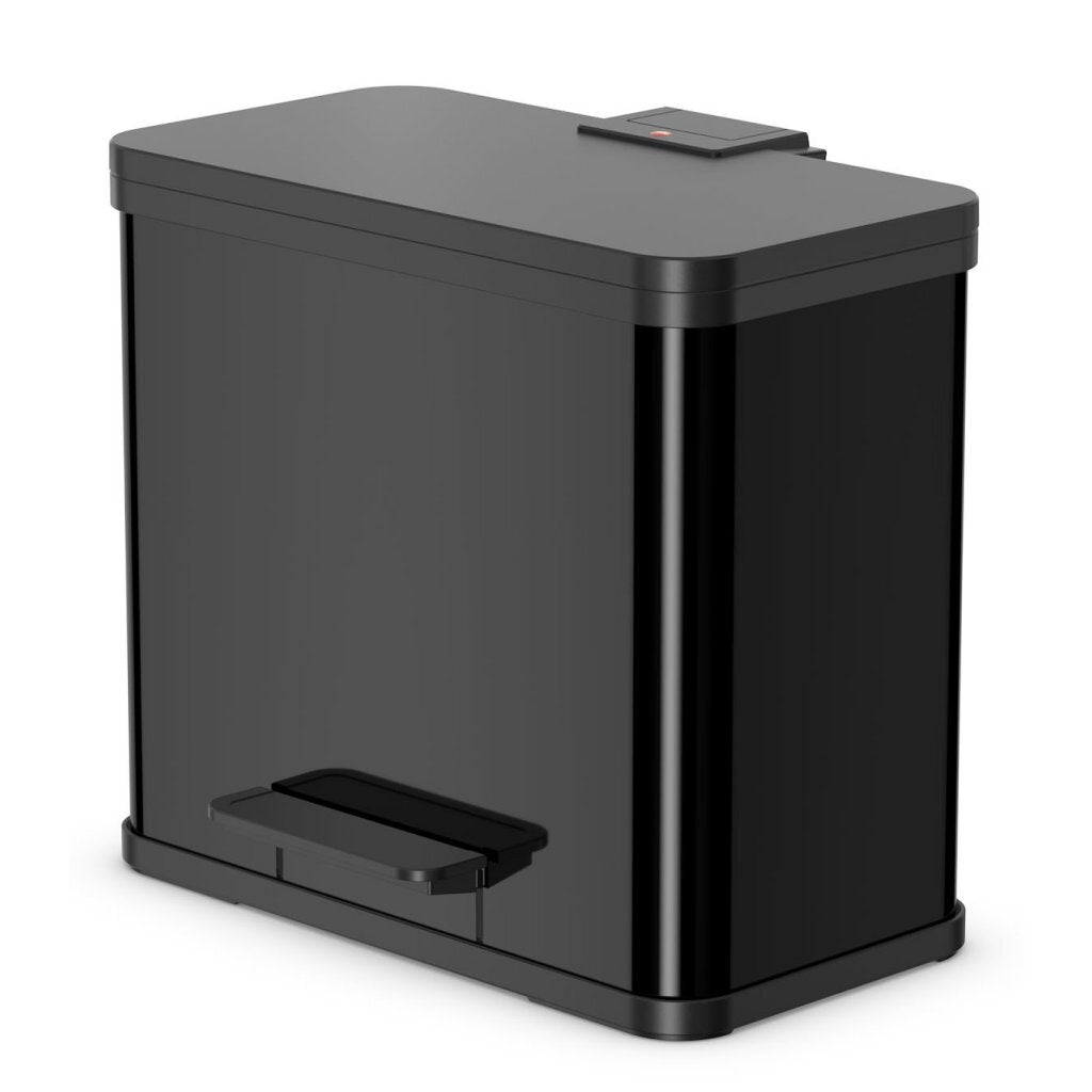 Hailo Öko Duo plus Pedalbehälter 17x9l Schwarz