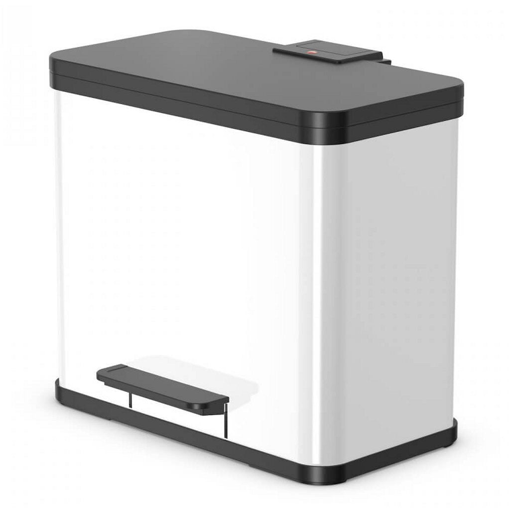 Hailo 0633-230 Öko Trio Plus Pedal Bin 3x9l Weiß