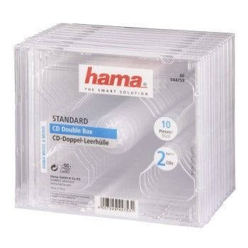 Hama CD Doppelbox Transpirant 10er Pack