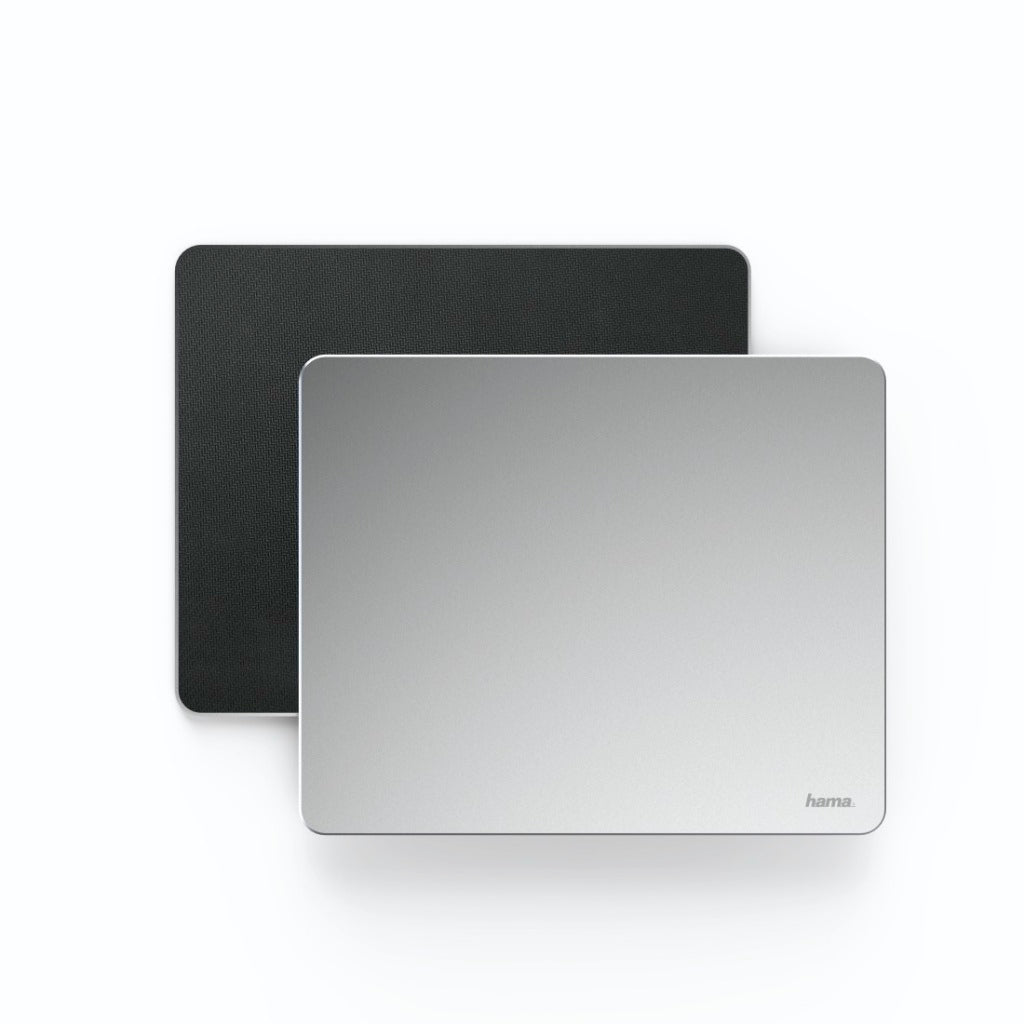 Hama Mauspad Aluminium Silber