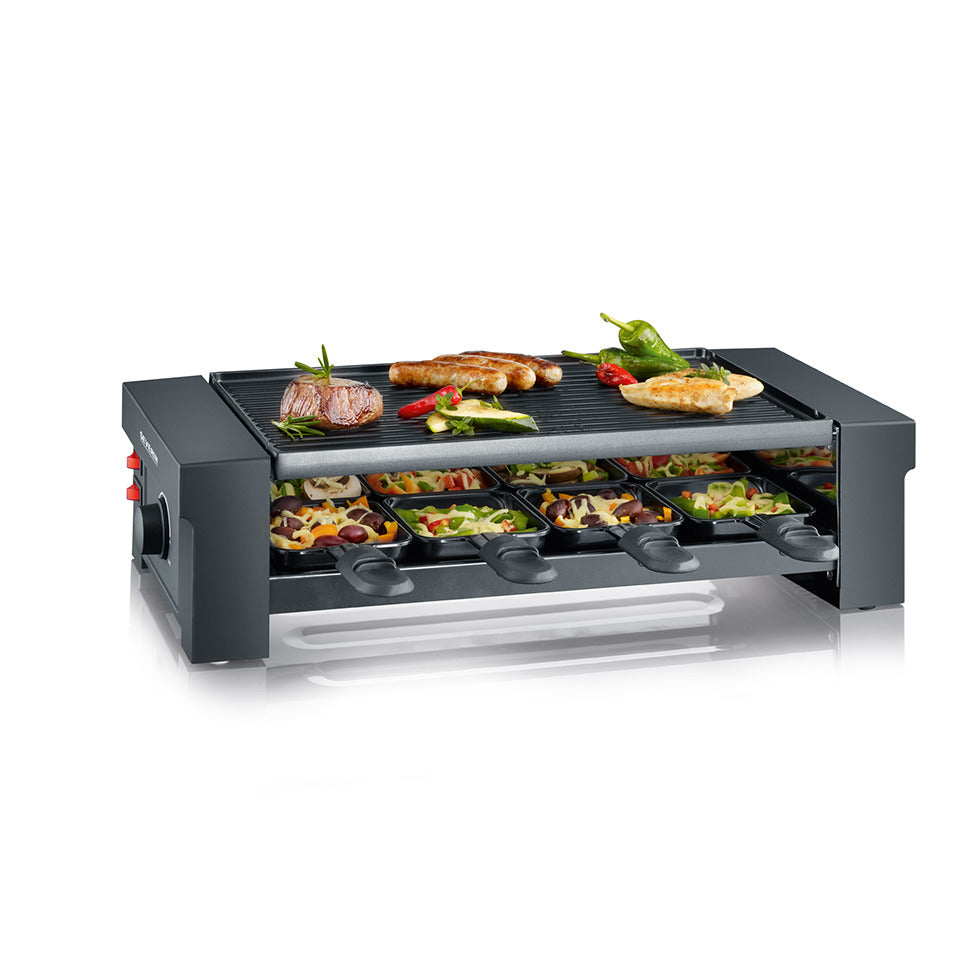 Severin RG2687 Pizza-Raclette-Grill 1150 W schwarz