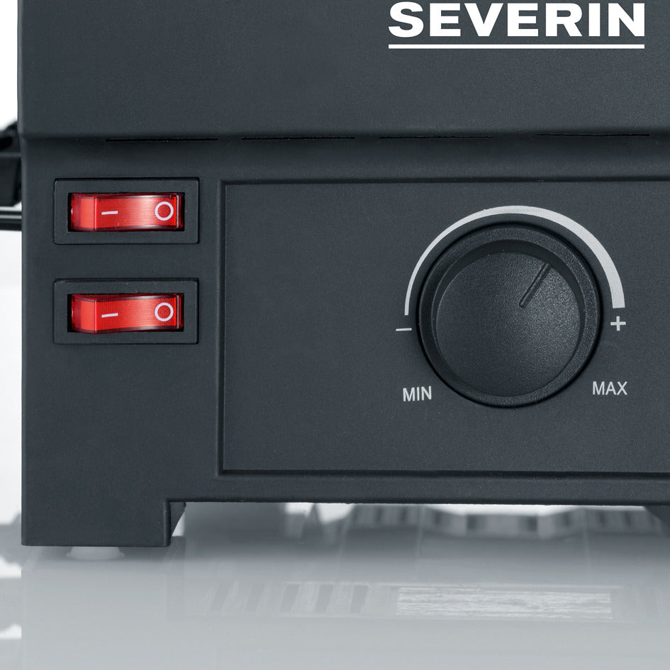 Severin RG2687 Pizza-Raclette-Grill 1150 W schwarz