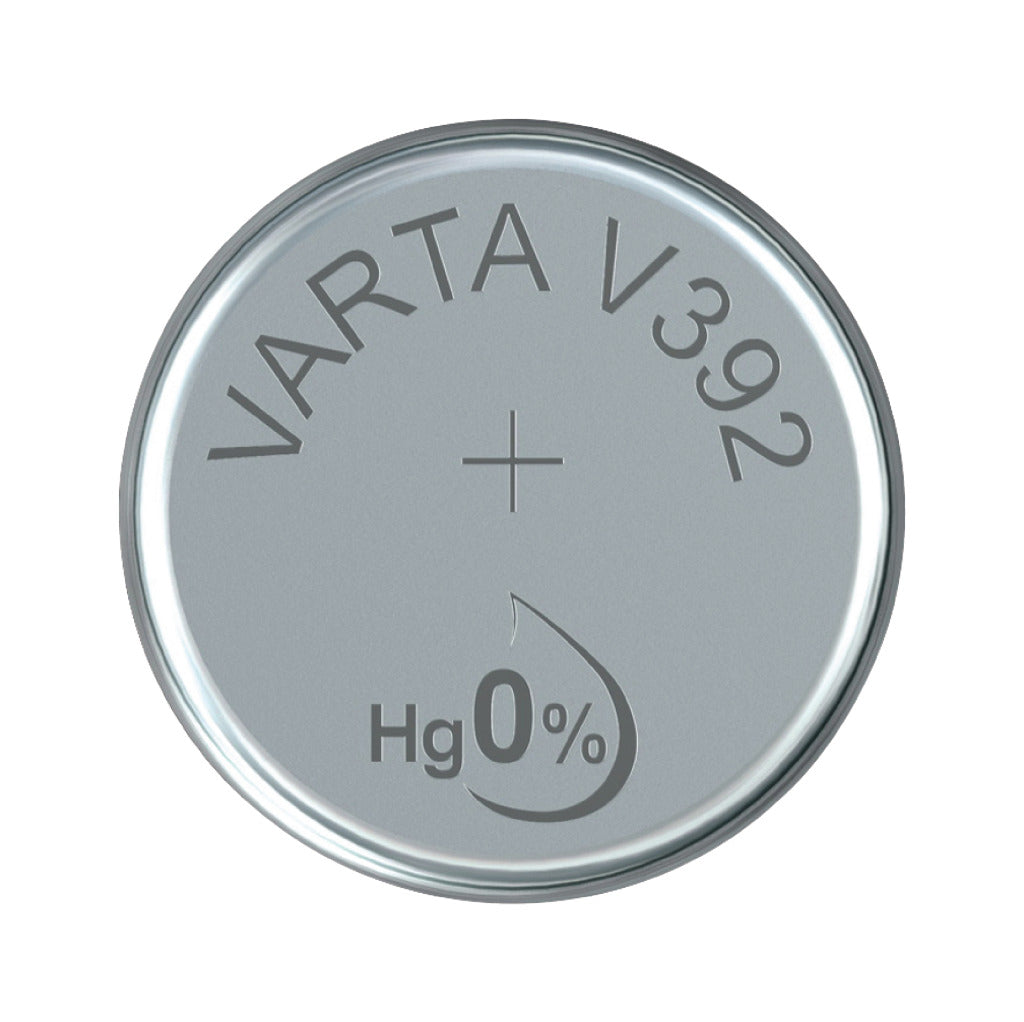 Varta V392 Knopfzellenbatterie Silber