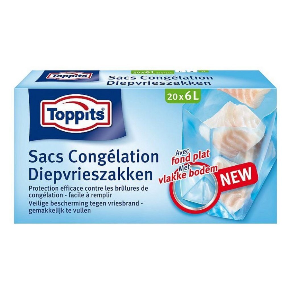 Toppits Gefrierbeutel 6l 20 Stück