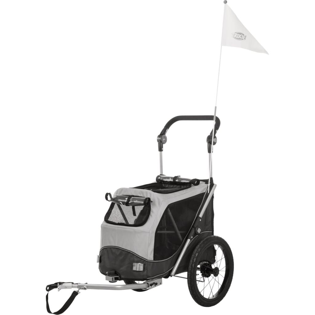 Trixie Dog Bike Cart falten grau