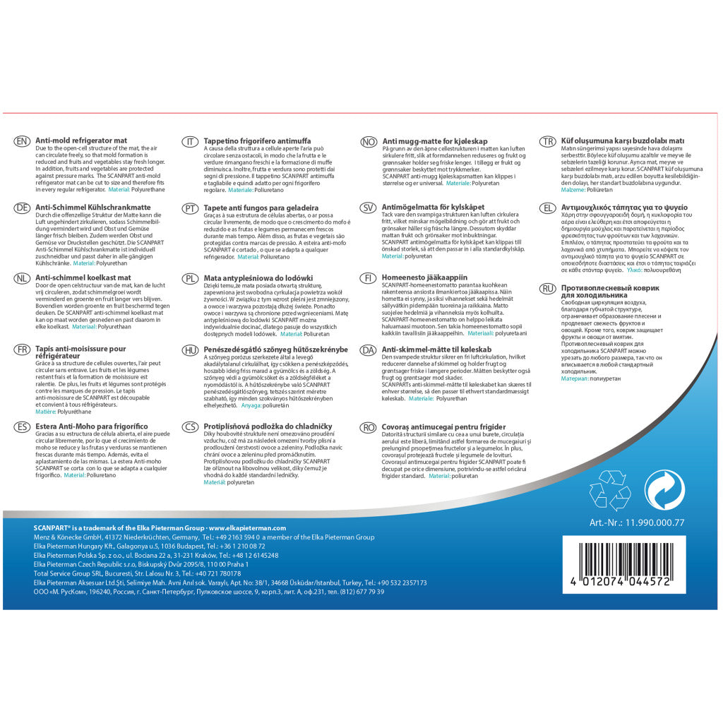 Scanpart Anti-Pilz-Matte 46 x 29,5 cm