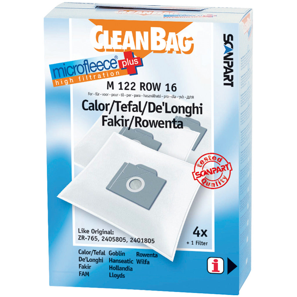 Scanpart Mikrofleece+ Staubbeutel Rowenta RB01-33 ZR765