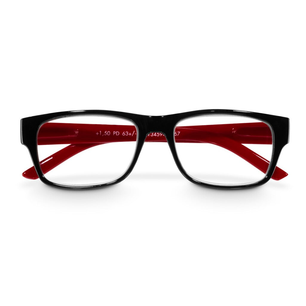 Hama Lesebrille +2,0 DTP Schwarz Rot
