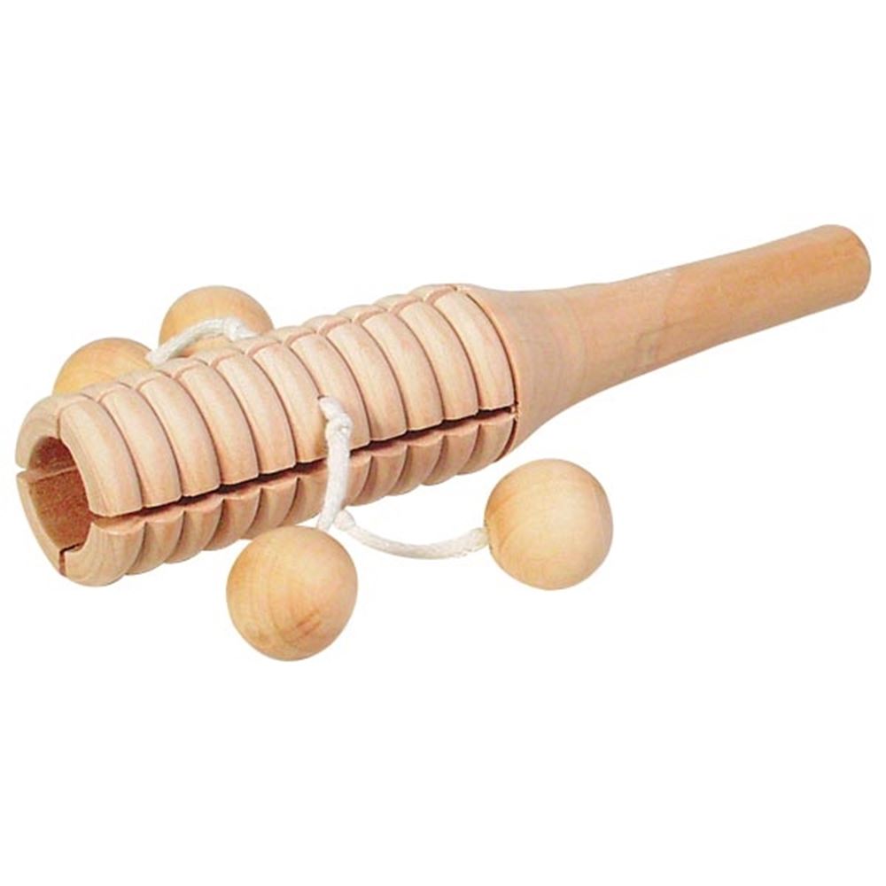 Goki Tonblock mit 4 Holzkugeln. 16 cm. 3+