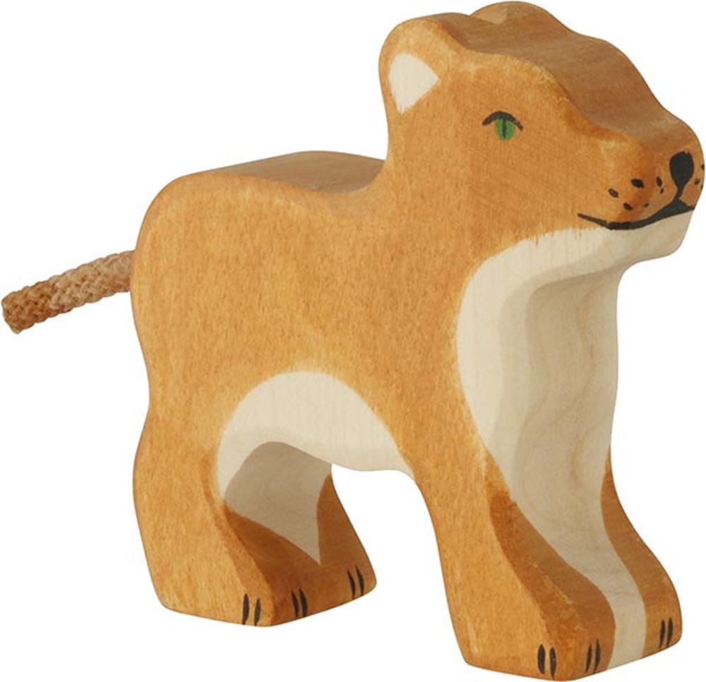 Holztiger Holzlöwe klein