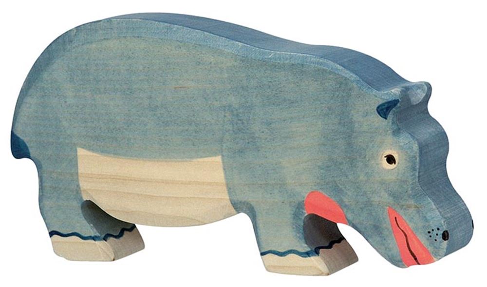 Holztiger Holz Nilpferd