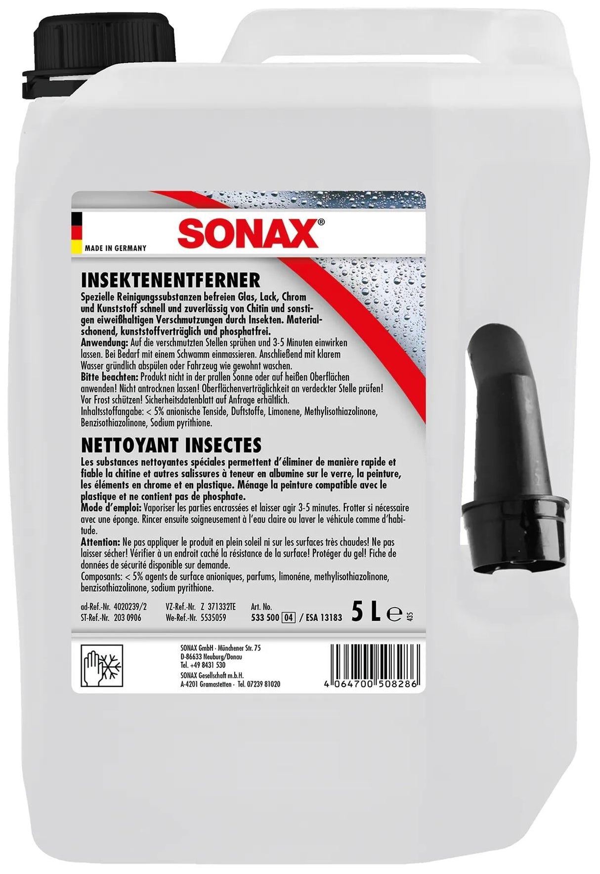 Sonax Insektenentferner Insektenentferner 5ltr. pl-kanister