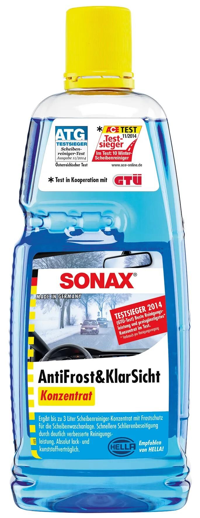 Sonax Fensterflüssigkeit Frostschutzmittel Frostschutz klar Anti-Rost 1 ltr