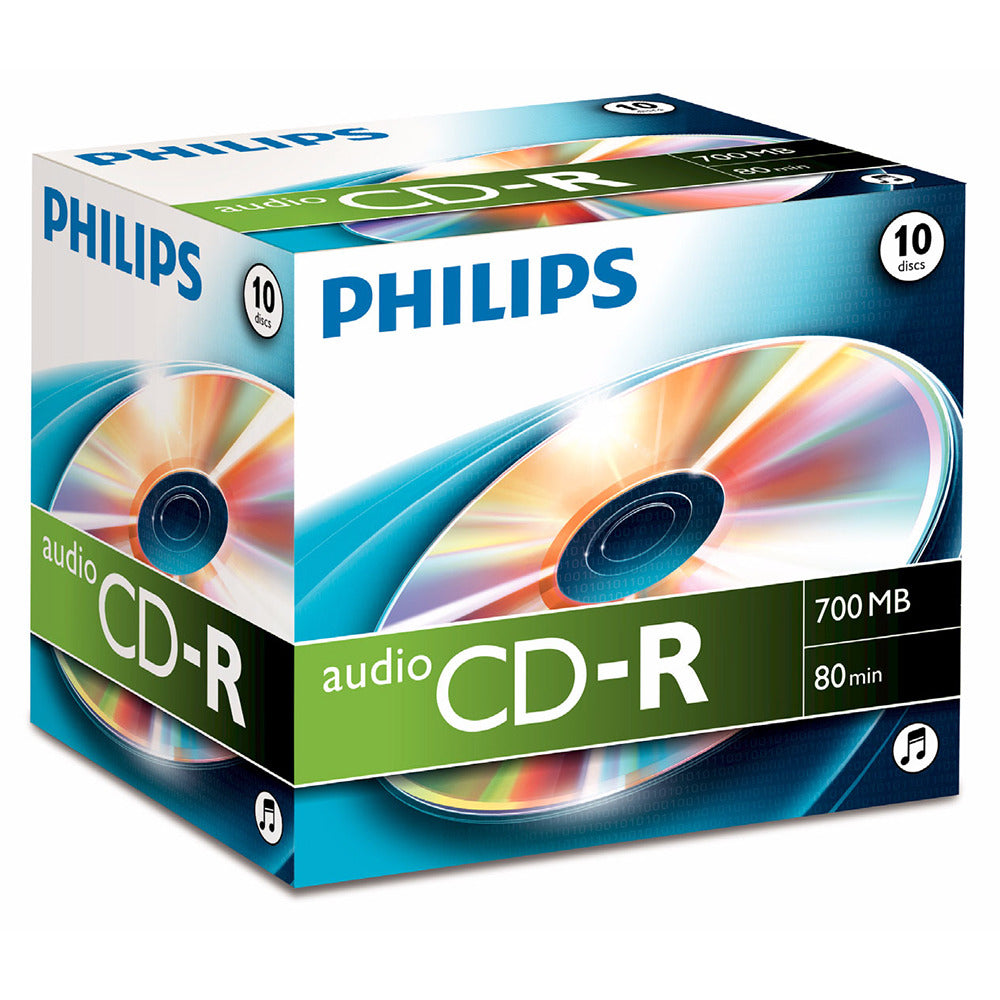 Philips CR7A0NJ10 CD beschreibbar, 700 MB, 10 Stück
