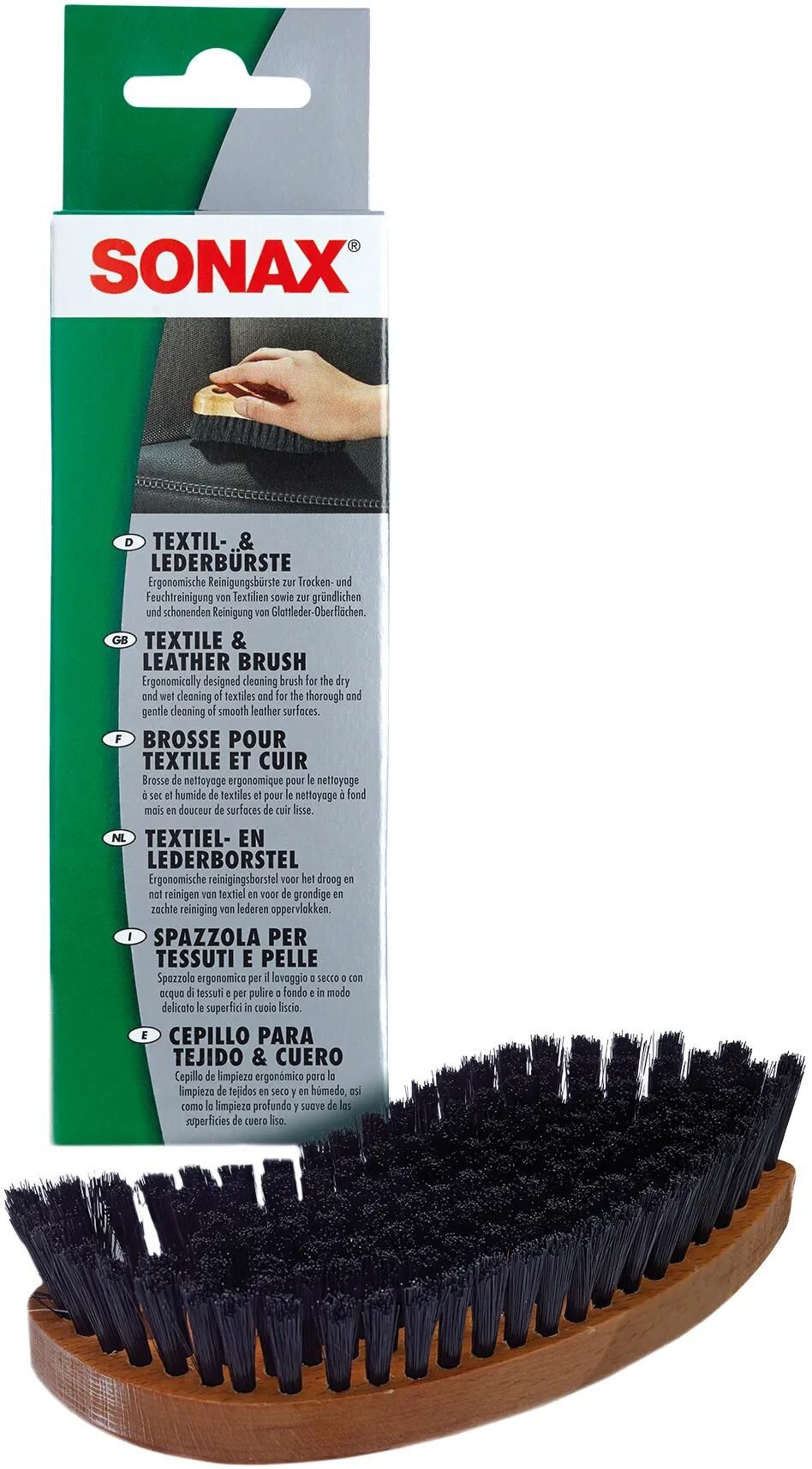 Sonax Reinigungsbürste Textil-Lederbürsten SB-Pack