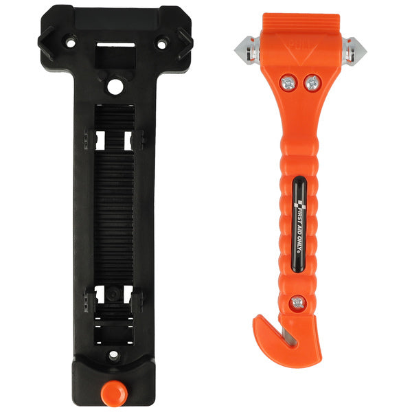 Westcott AC-P30001 2in1 Erste-Hilfe-Nothammer, 2 Stück, Orange
