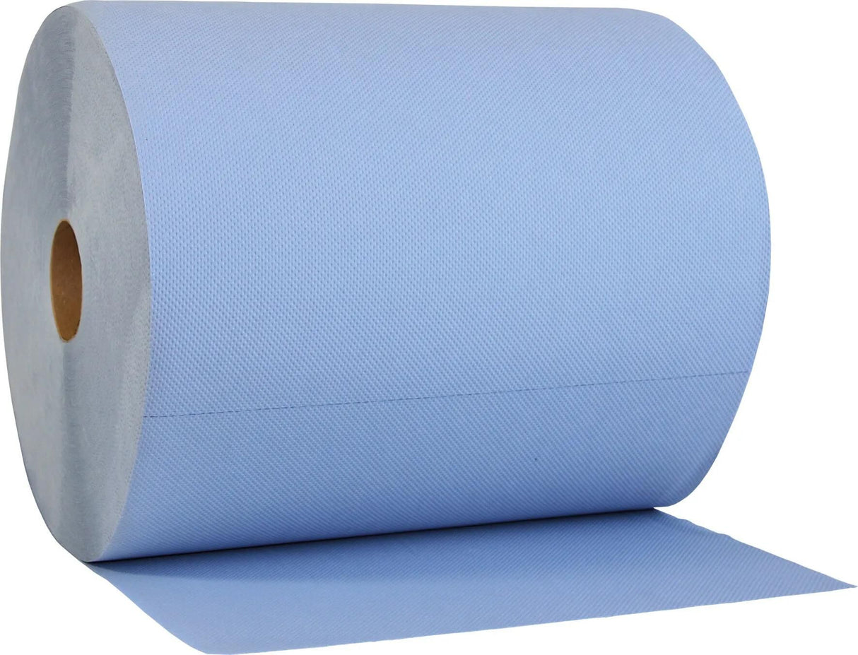 Nordvlies Putzpapier Basic-Line Reinigungsrolle blau 3-lagig 500 Blatt VE 2RL