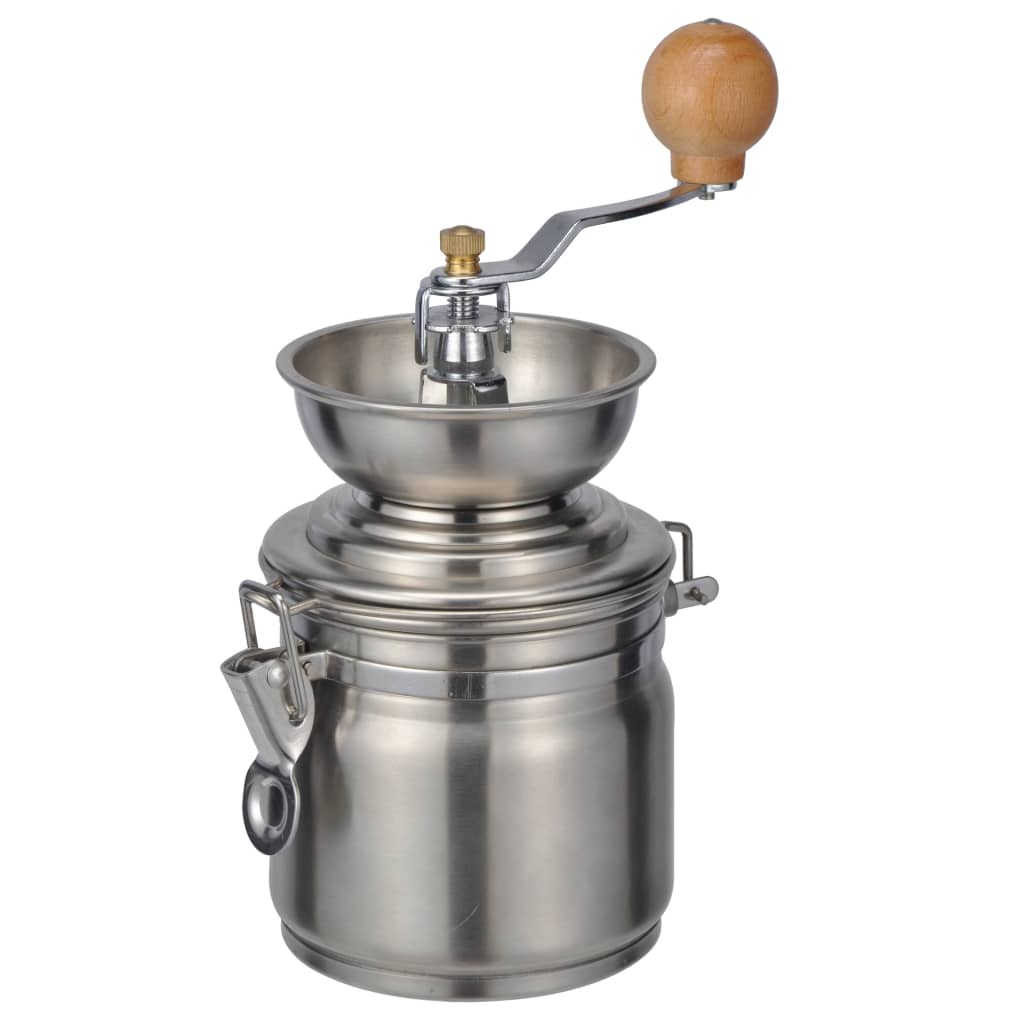Hallo Kaffeemühle manuell Edelstahl