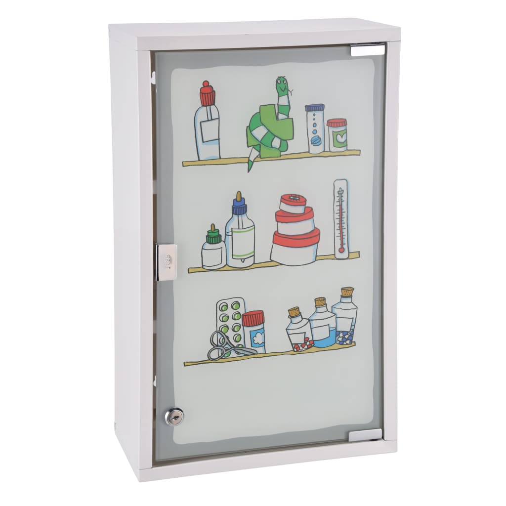 Hallo Medizinschrank 30x15x50 cm Edelstahl