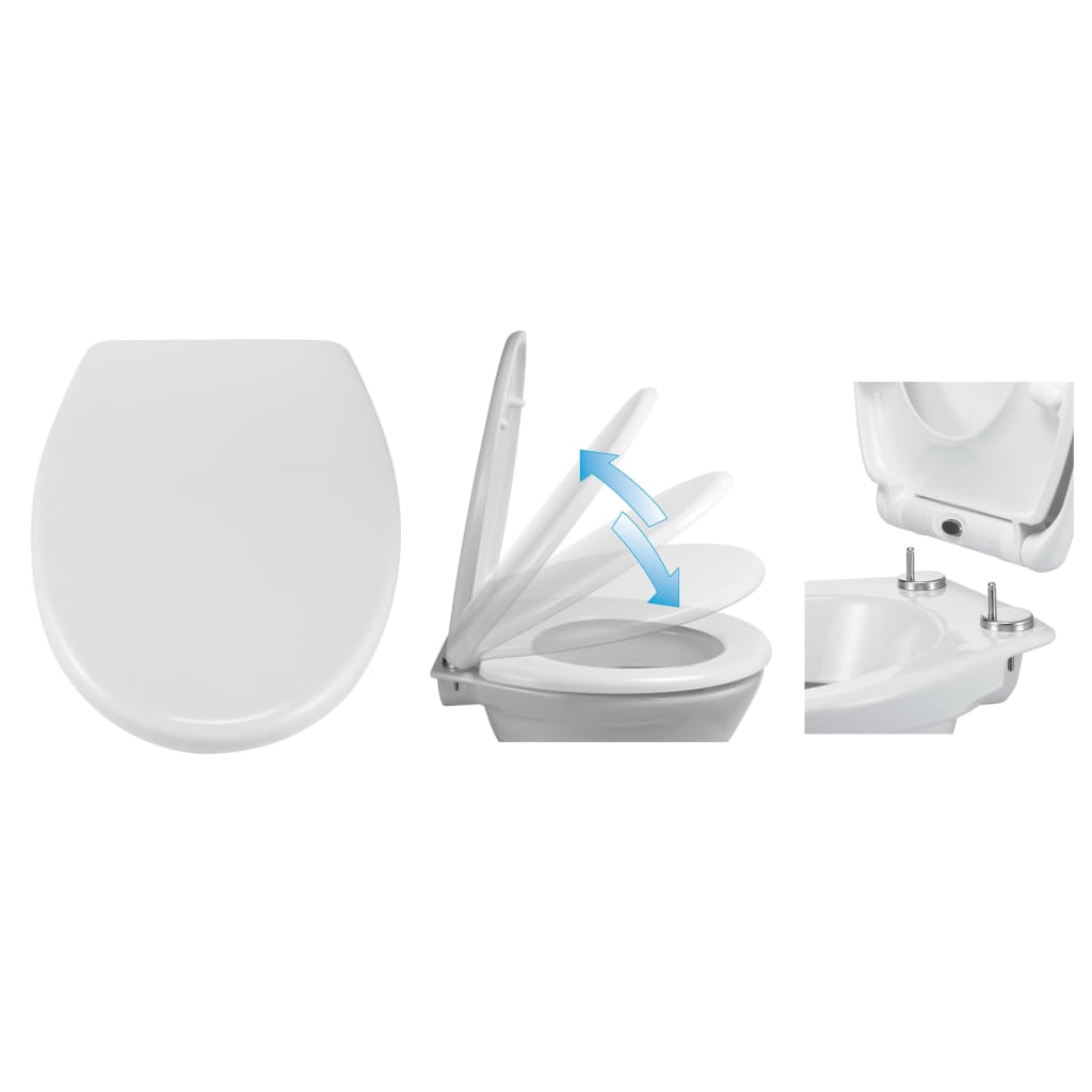 Hallo Toilettensitz mit schneller Freisetzung und weicher Schließen