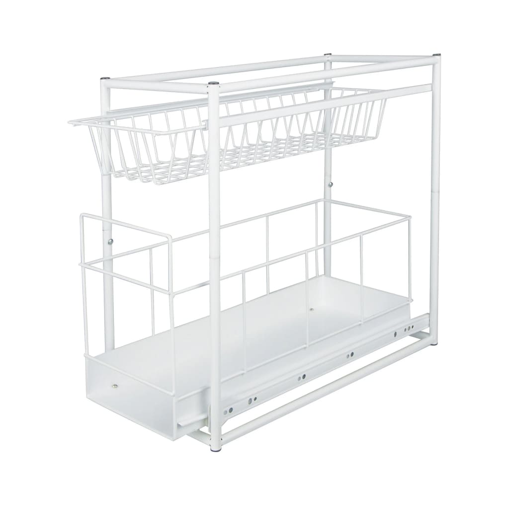 Hallo Aufbewahrungsschublade 2-Layer-Weiß