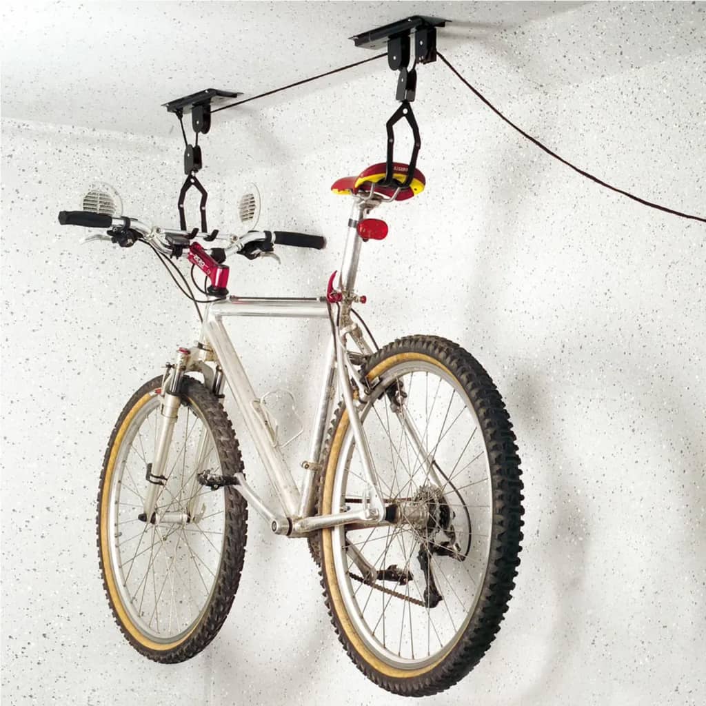 Hallo Fahrradlift Metall Schwarz