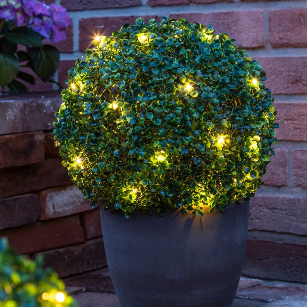 HI HI Künstliche Buchsbaumkugel LED ø35 cm