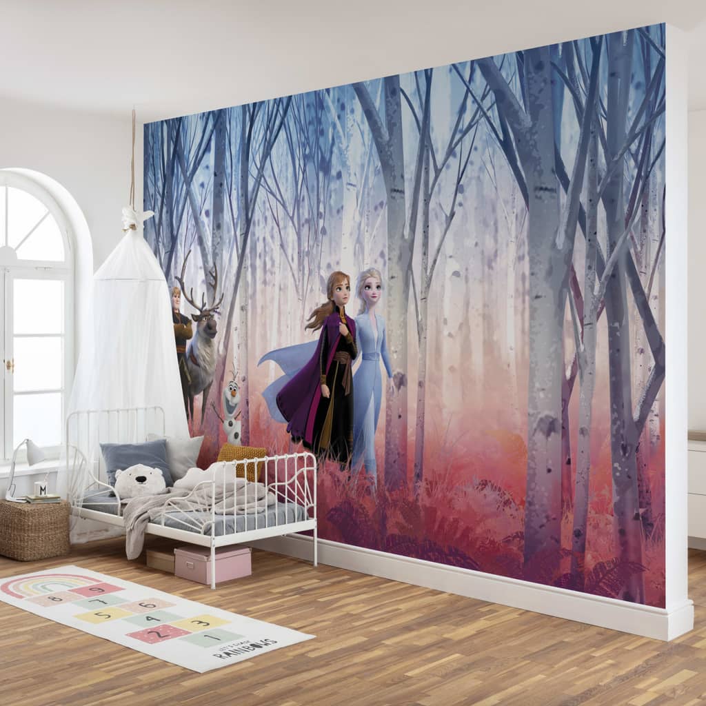 Komar Foto Wallpaper Gefrorene Freunde für immer 368x254 cm blau