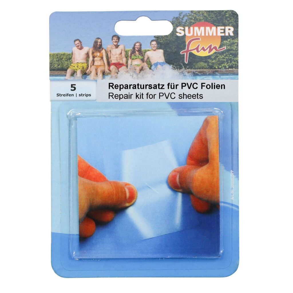 Grundlegendes Sommerspaß-Reparaturset aus PVC-Folie, 5-teilig