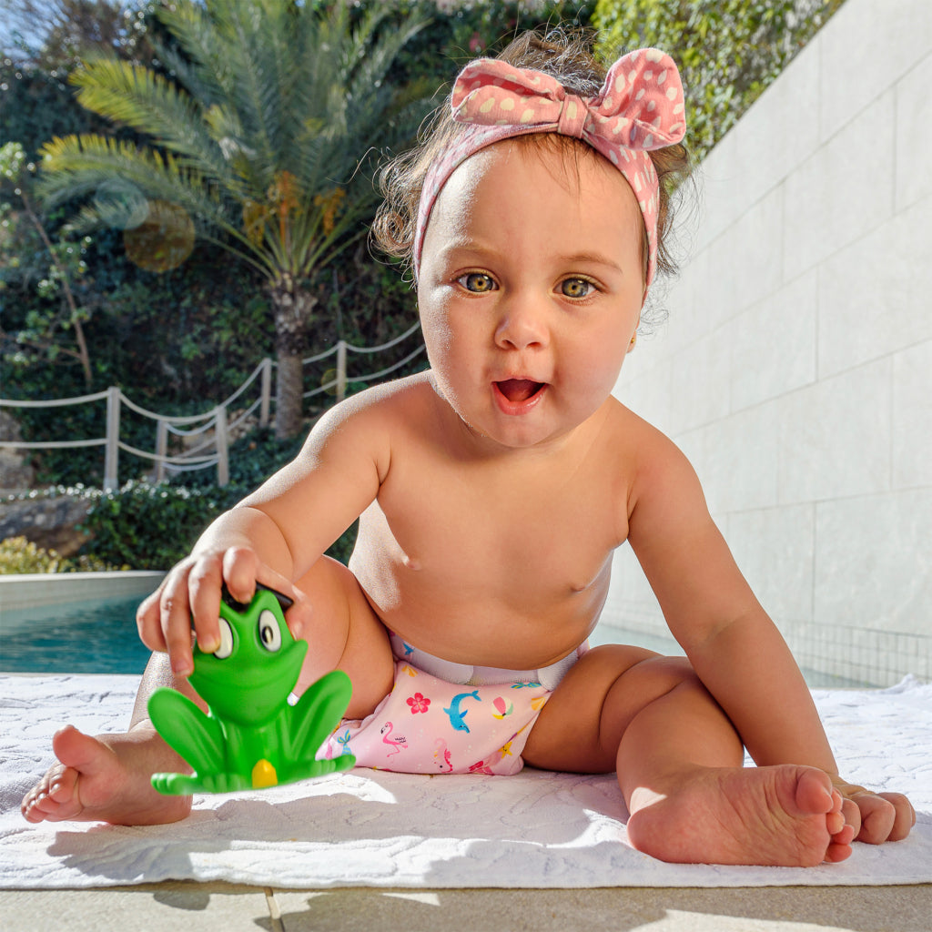 Freds Swim Academy waschbare Schwimmwindel Meerjungfrau Größe 2 9-16 kg rosa