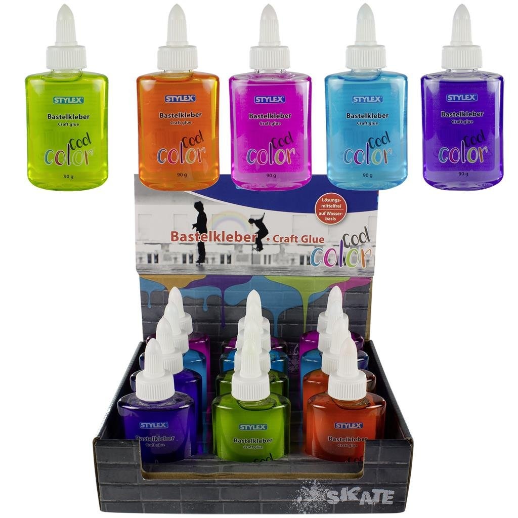 Stylex farbiger Hobbykleber 90 gr